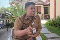 Kepala Dinas Ketenagakerjaan (Disnaker) Kabupaten Sumenep, Heru Susanto ketika menjelaskan tentang Perbub penyandang disabilitas (Za - garudajatim.com) 