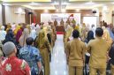 Peserta pelatihan penguatan kompetensi guru saat mengikuti acara pembukaan di hotel azmi Sumenep (Za - garudajatim.com) 