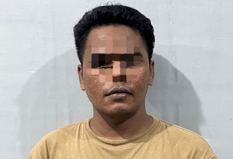 Warga Desa Duko Kecamatan Arjasa yang berhasil diamankan Polsek Kangean usai terseret narkotika jenis sabu (Za - garudajatim.com) 