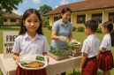 Ilustrasi dapur mandiri program makan bergizi gratis di Desa Aengdake, Bluto, Sumenep (Za - garudajatim.com) 