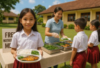 Ilustrasi dapur mandiri program makan bergizi gratis di Desa Aengdake, Bluto, Sumenep (Za - garudajatim.com) 