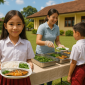 Ilustrasi dapur mandiri program makan bergizi gratis di Desa Aengdake, Bluto, Sumenep (Za - garudajatim.com) 