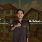 Divisi Pendidikan dan kebudayaan BEM Sumenep, M. Rofiqul mukhlisin saat menyatakan sikap terhadap sekolah rakyat (Za - garudajatim.com) 