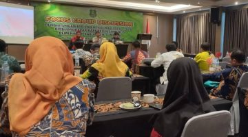 Disbudporapar Sumenep saat menggelar FGD Strategis di Kusuma Agrowisata Resort & Hotel (Istimewa - garudajatim.com) 
