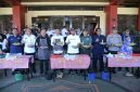 Bupati Sumenep, Ahmad Fauzi Wongsojudo, mendadak jadi master chef saat mengikuti lomba masak mie goreng (Za - garudajatim.com) 