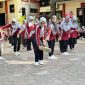 Dharma Wanita Persatuan (DWP) Badan Perencanaan Pembangunan Daerah (Bappeda) Kabupaten Sumenep, Madura, Jawa Timur, saat menggelar acara senam bersama (Za - garudajatim.com) 