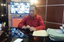 Kepala DKPP Sumenep, Chainur Rasyid saat ditemui di kantornya (Za -garudajatim.com) 