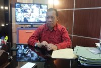 Kepala DKPP Sumenep, Chainur Rasyid saat ditemui di kantornya (Za -garudajatim.com) 