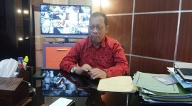 Kepala DKPP Sumenep, Chainur Rasyid saat ditemui di kantornya (Za -garudajatim.com) 