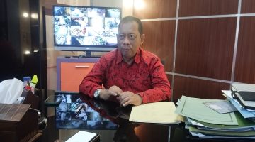 Kepala DKPP Sumenep, Chainur Rasyid saat ditemui di kantornya (Za -garudajatim.com) 