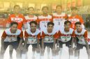 Tim futsal Universitas PGRI Sumenep saat foto bersama usia bertanding di porsenasma v (Istimewa - garudajatim.com) 