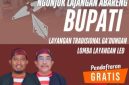 Flyer event layangan 'Ngonjuk Lajangan Abareng Bupati' (Za - garudajatim.com) 