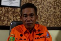 Kepala Pelaksana (Kalaksa) BPBD Kabupaten Sumenep, Achmad Laily Maulidi, saat ditemui di kantornya (Za - garudajatim.com) 