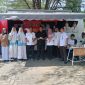Disdukcapil Sumenep saat melaksanakan program Dermakamila di SMA Kalianget (Za - garudajatim.com) 