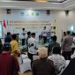 Asmoni, saat dikukuhkan sebagai Rektor Universitas PGRI Sumenep, Jawa Timur (Za - garudajatim.com) 
