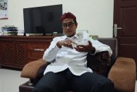 Kepala Badan Riset dan Inovasi Daerah Sumenep, Benny Irawan, saat diwawancara di kantornya (Za - garudajatim.com) 