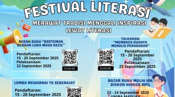Flyer Festival Literasi Sumenep (Istimewa - garudajatim.com) 