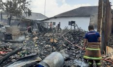 Kebakaran Lima Toko di Ganding Sumenep Kerugian Capai Rp1,5 Miliar, ini Penyebabnya