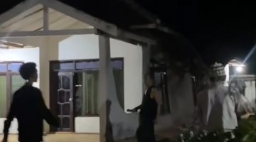 Rumah di Pulau Sepudi Sumenep terdampak gempa magnitudo 6,5 (Za - garudajatim.com) 
