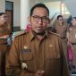 Bupati Sumenep, Achmad Fauzi Wongsojudo, saat diwawancarai tentang Porprov tahun 2029 (Za - garudajatim.com) 