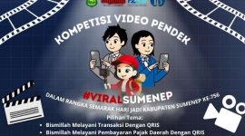 Flyer lomba video Bapenda Sumenep (Istimewa - garudajatim.com) 