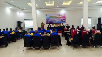 Dinas PUTR Sumenep, saat melaksanakan uji kompetensi tenaga kerja konstruksi (Za - garudajatim.com) 