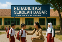 Foto ilustrasi rehabilitasi Sekolah Dasar Kabupaten Sumenep (Za - garudajatim.com) 
