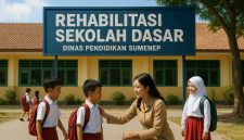 Foto ilustrasi rehabilitasi Sekolah Dasar Kabupaten Sumenep (Za - garudajatim.com) 