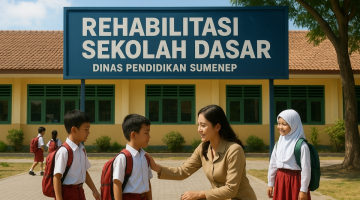Foto ilustrasi rehabilitasi Sekolah Dasar Kabupaten Sumenep (Za - garudajatim.com) 