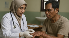 Foto ilustrasi penyakit kusta (Za - garudajatim.com) 