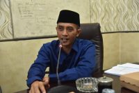 Anggota (DPRD) Sumenep, Jawa Timur, dari Fraksi Partai NasDem, Samsiyadi, saat berada di kantornya (istimewa - garudajatim.com)