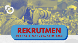 Flyer rekrutmen jurnalis garudajatim.com