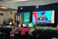 Universitas PGRI Sumenep, Jawa Timur, saat menggelar wisuda perdana program diploma dan sarjana angkatan ke-1 (Za - garudajatim.com)