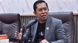 Ketua Komisi IV DPRD Sumenep, Mulyadi, saat memaparkan komitmennya (istimewa - garudajatim.com)