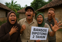 Foto ilustrasi masyarakat menjerit akibat bansos di sunnat selama dua tahun (Za - garudajatim.com)