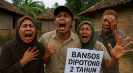 Foto ilustrasi masyarakat menjerit akibat bansos di  sunnat selama dua tahun (Za - garudajatim.com) 