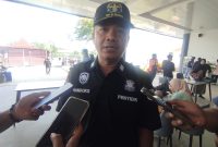 Koordinator Satuan Pelayanan Terminal, Handoko Imam Hanafi, saat mengungkapkan tentang peningkatan penumpang selama libur NATARU (Za - garudajatim.com)