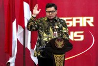 Bupati Kediri, Hanindhito Himawan Pramana, saat memberikan arahan kepada 138 CPNS dan 833 PPPK (Istimewa - garudajatim.com)