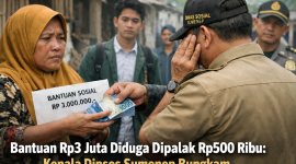 Foto ilustrasi oknum Dinas Sosial palak Rp500 Ribu terhadap bantuan KIP JAWARA yang mendapatkan Rp3 Juta rupiah (Za - garudajatim.com)