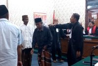 Sidang Kasus Hukan ODGJ Pulau Sapudi, Sumenep, Jawa Timur saat berlangsung (istimewa - garudajatim.com)