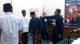Sidang Kasus Hukan ODGJ Pulau Sapudi, Sumenep, Jawa Timur saat berlangsung (istimewa - garudajatim.com)