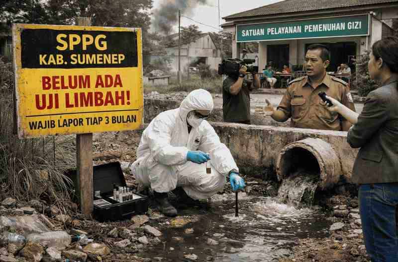 Foto ilustrasi SPPG Sumenep abai terhadap Uji Limbah (Za - garudajatim.com)
