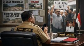 Foto ilustrasi Camat Lenteng bungkam terhadap kasus di Desa Meddelan Sumenep (Ris - garudajatim.com)