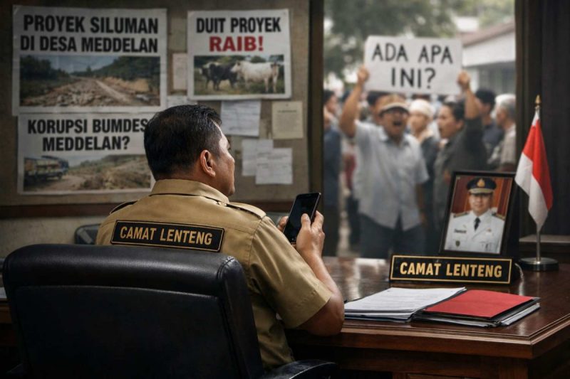 Foto ilustrasi Camat Lenteng bungkam terhadap kasus di Desa Meddelan Sumenep (Ris - garudajatim.com)