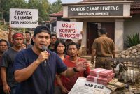 Foto ilustrasi dugaan korupsi Desa Meddelan Sumenep (Ris - garudajatim.com)