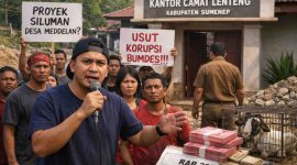 Foto ilustrasi dugaan korupsi Desa Meddelan Sumenep (Ris - garudajatim.com)