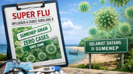 Foto ilustrasi influenza A (H3N2) subclade K atau super flu (Za - garudajatim.com)