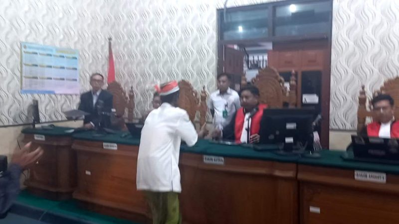 Sidang Putusan kasus ODGJ oleh Pengadilan Negeri Sumenep (Za - garudajatim.com)