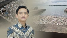 BEM UNIBA MADURA, M. Rofiqul Mukhlisin, saat ungkap tentang sampah di pulau Talango (Za - garudajatim.com)