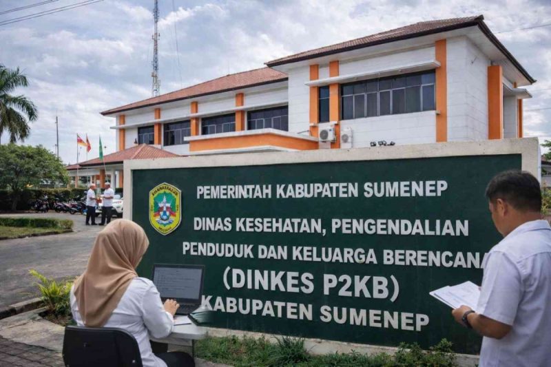 Foto ilustrasi kantor Dinkes P2KB Sumenep (Za - garudajatim.com)